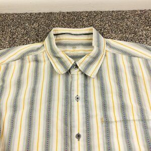Kuhl Shirt Karib Short Sleeve Button Up Aztec Southwestern Striped Mens XL